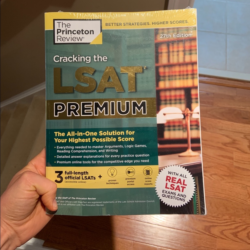 LSAT prep book